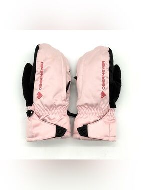 GUC Obermeyer Little Girls Gauntlet Cold-Weather Insulated Mittens in Pink L 6-7